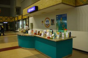 Arrival area at Silay Airport