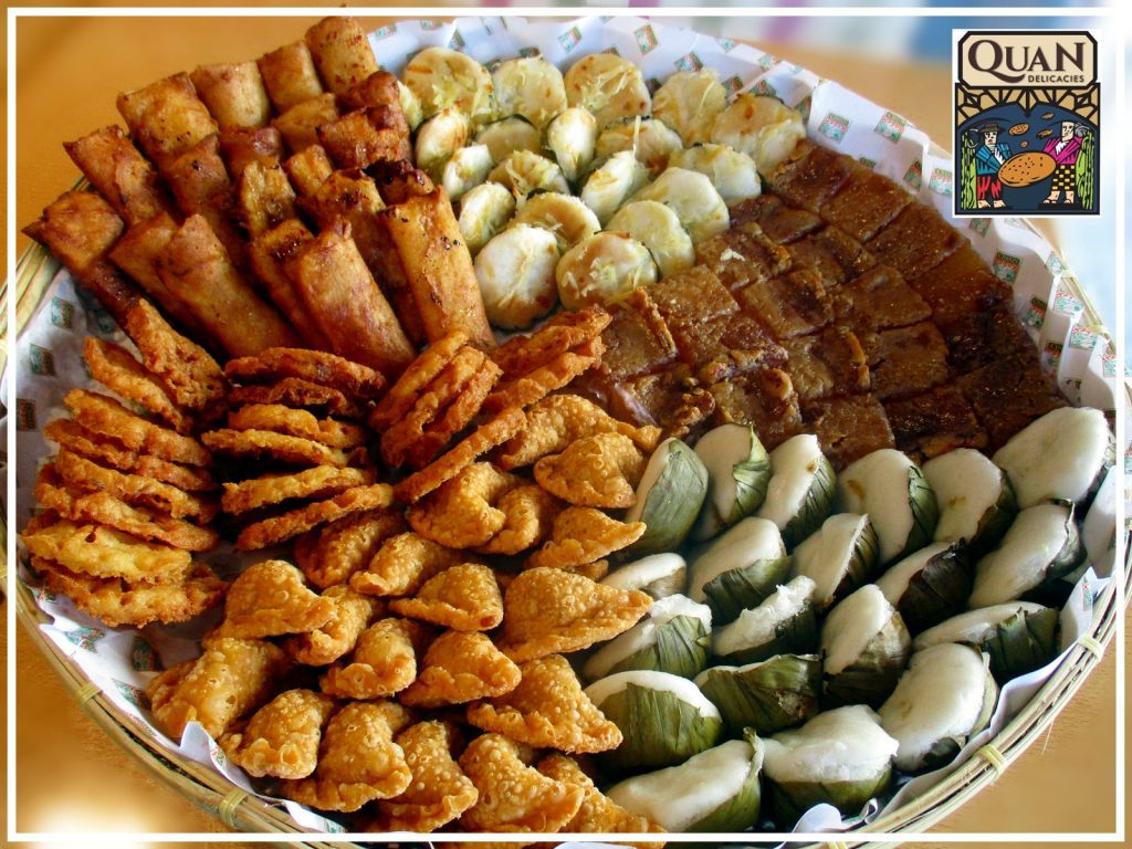 ORDER NOW! PARTY BILAO LOADED WITH FILIPINO KAKANIN AND OTHER GOODIES | QUAN DELICACIES